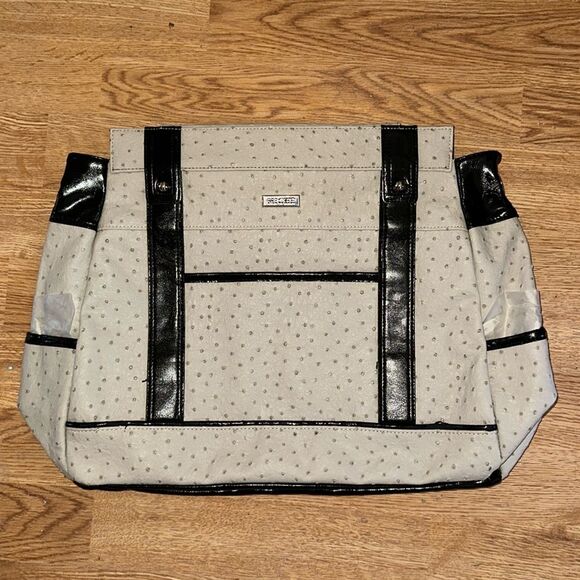 Miche Prima Shell Only Tan Black Retired Style Handbag Cover Purse Replacement - Picture 1 of 2